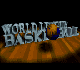World League Basketball Title Screen